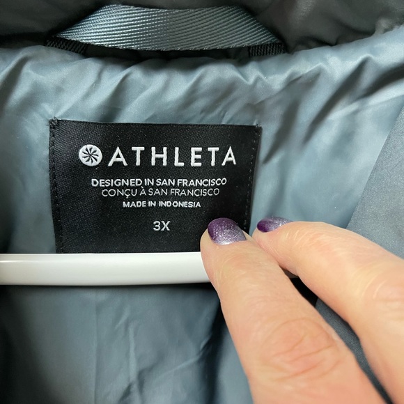 Athleta army green vest 3X, new with tags - Picture 2 of 5